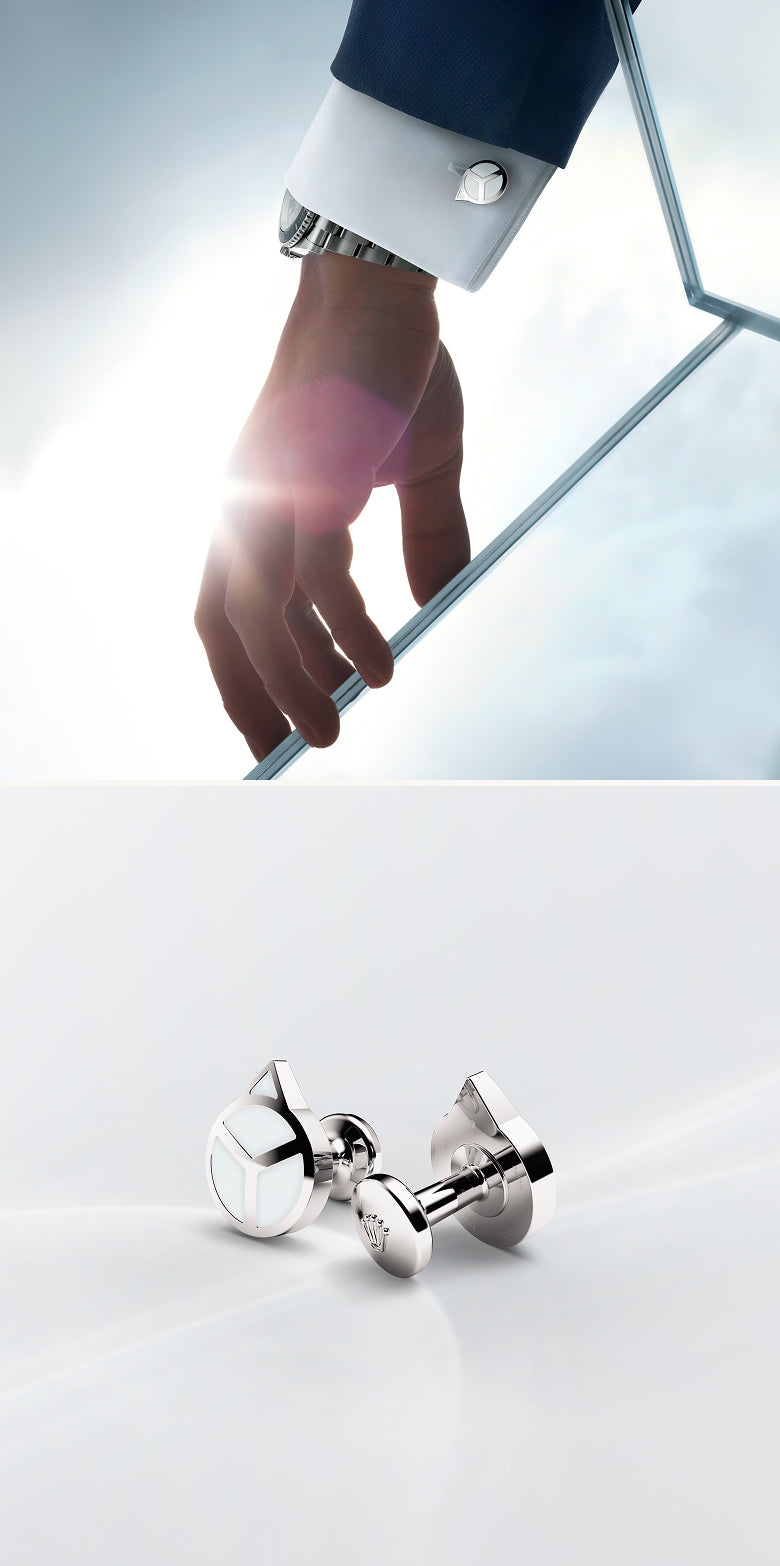 Rolex accessories Hand cufflinks Always shining portrait image