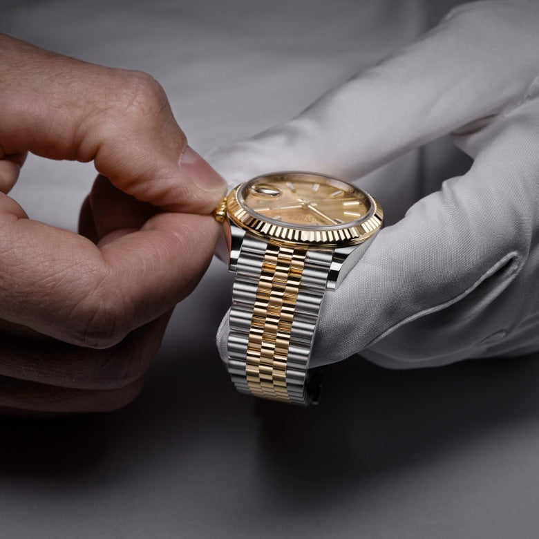 Rolex servicing hub portrait header banner