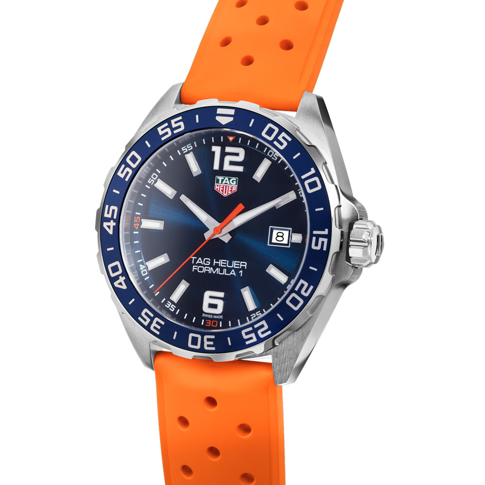 TAG Heuer Formula 1 UK Exclusive 43mm Blue Dial Quartz Gents Watch WAZ1010.FT8028