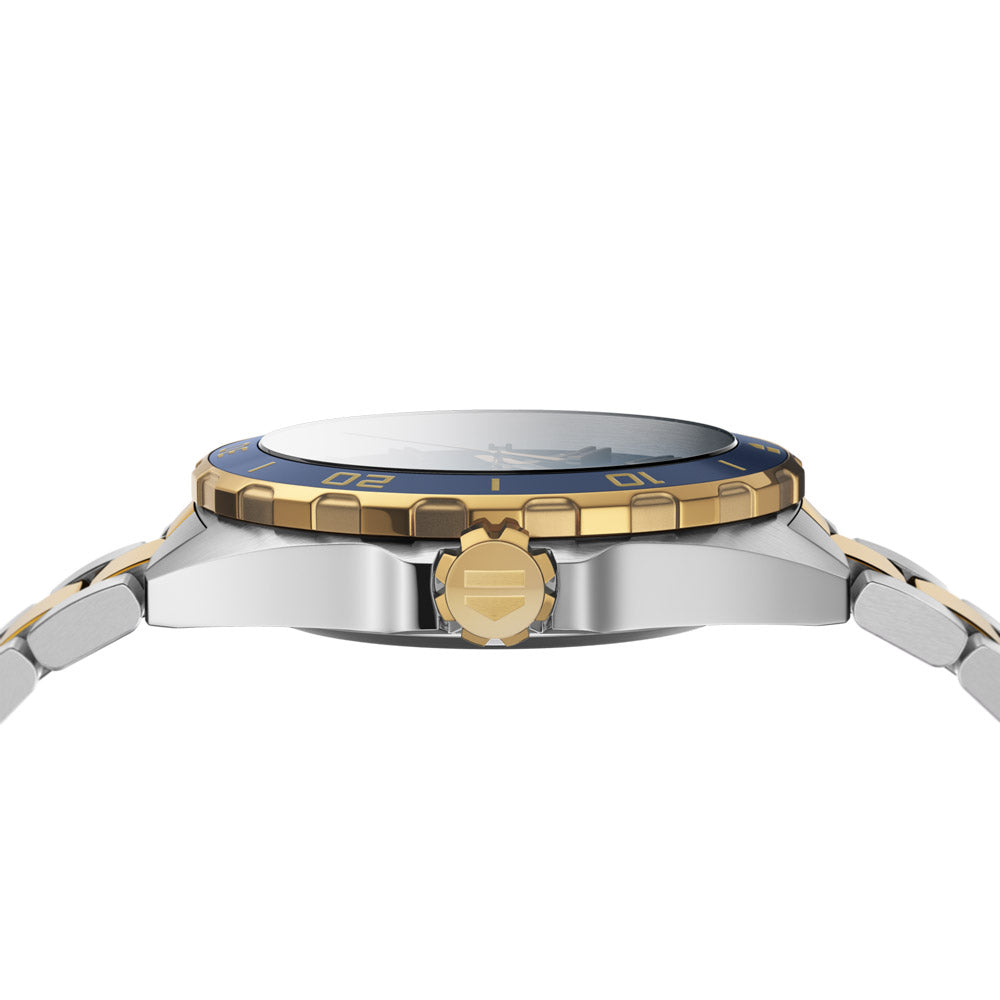 TAG Heuer Formula 1 Special Edition 41mm Blue Dial Gold Plated Steel Quartz Gents Watch WAZ1120.BB0879