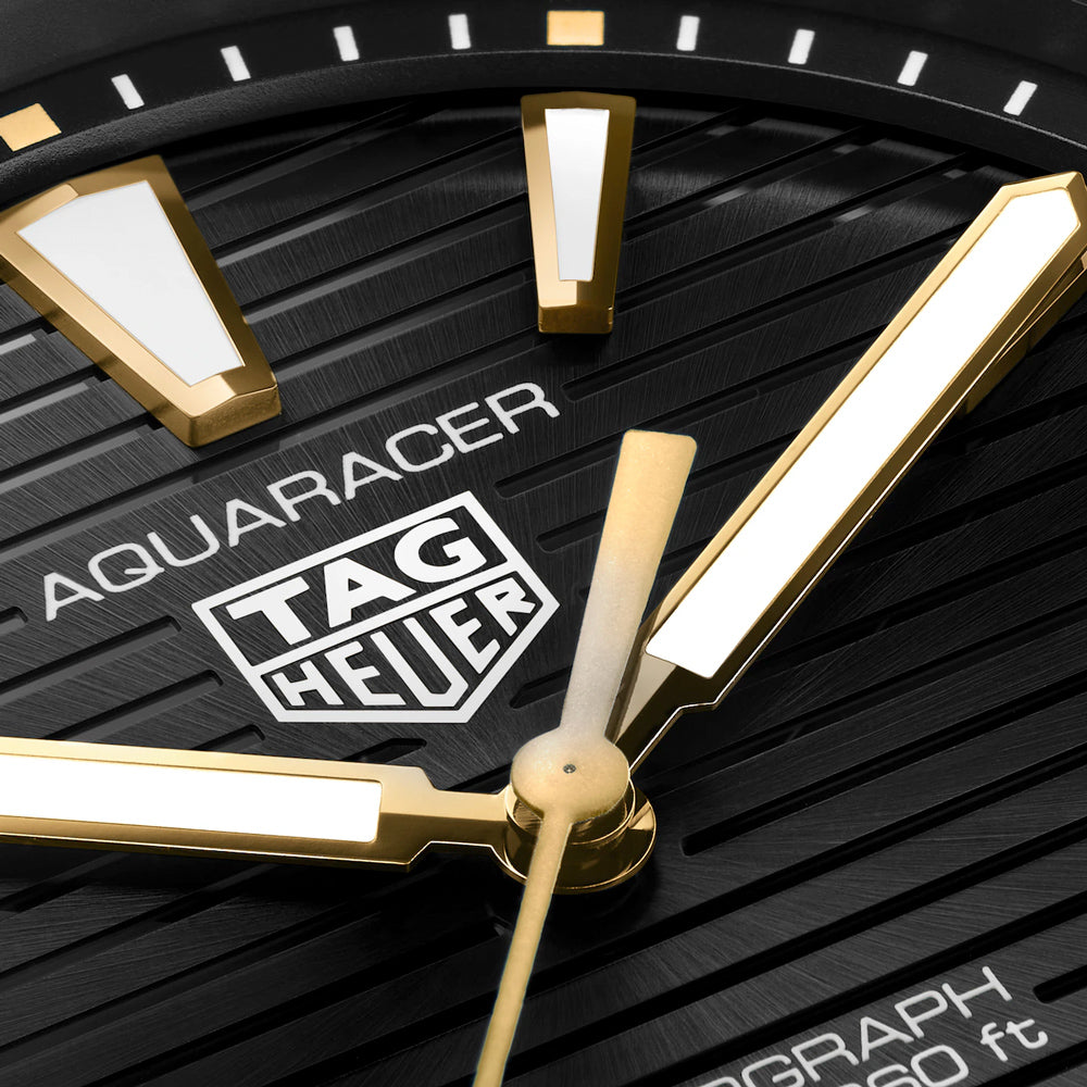 TAG Heuer Aquaracer Professional 200 Solargraph UK Limited 40mm Black Dial Quartz Gents Watch WBP1119.BA0000