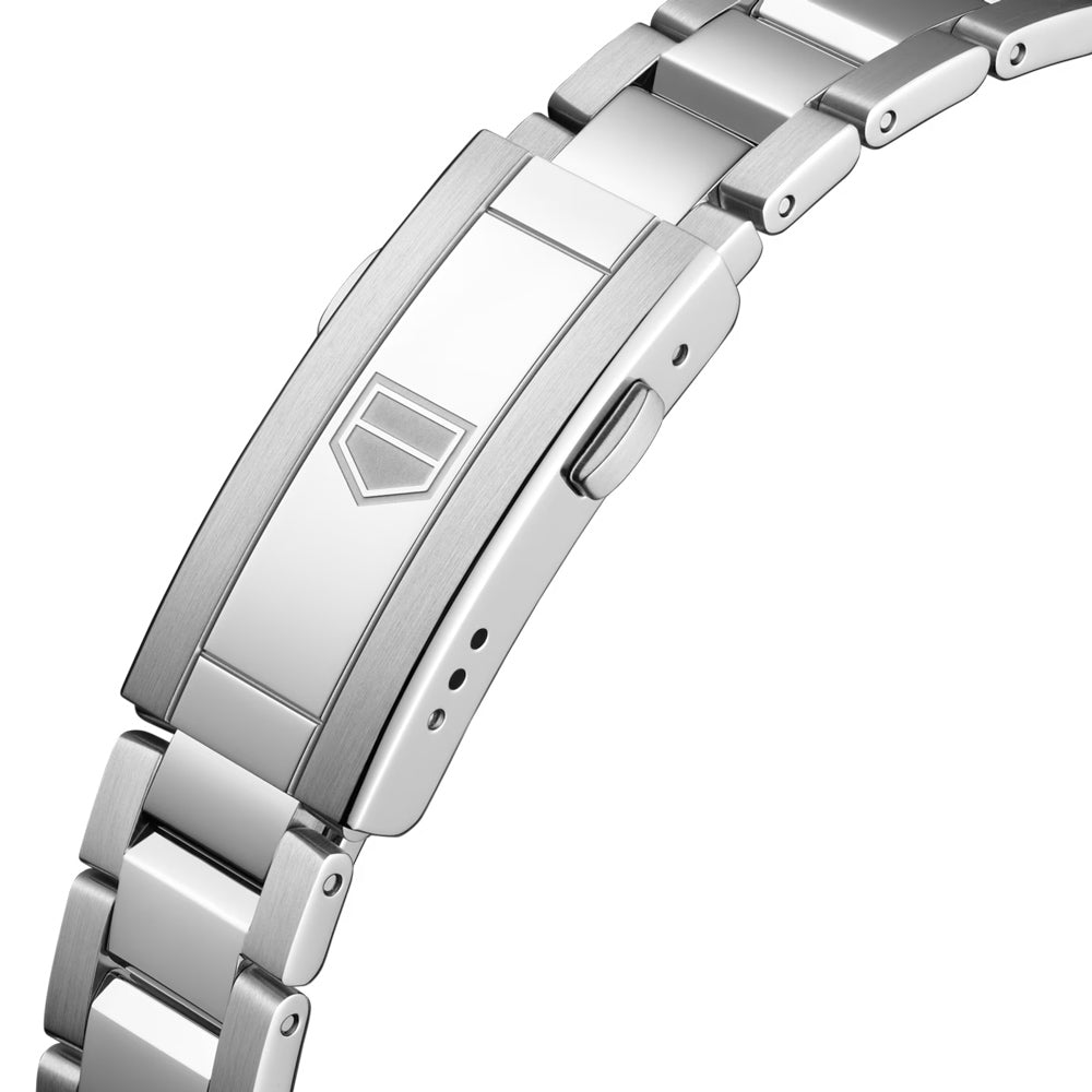 TAG Heuer Aquaracer Professional 200 Solargraph UK Limited 34mm MOP Diamond Dot Dial 18ct Gold & Steel Quartz Ladies Watch WBP1325.BA0005