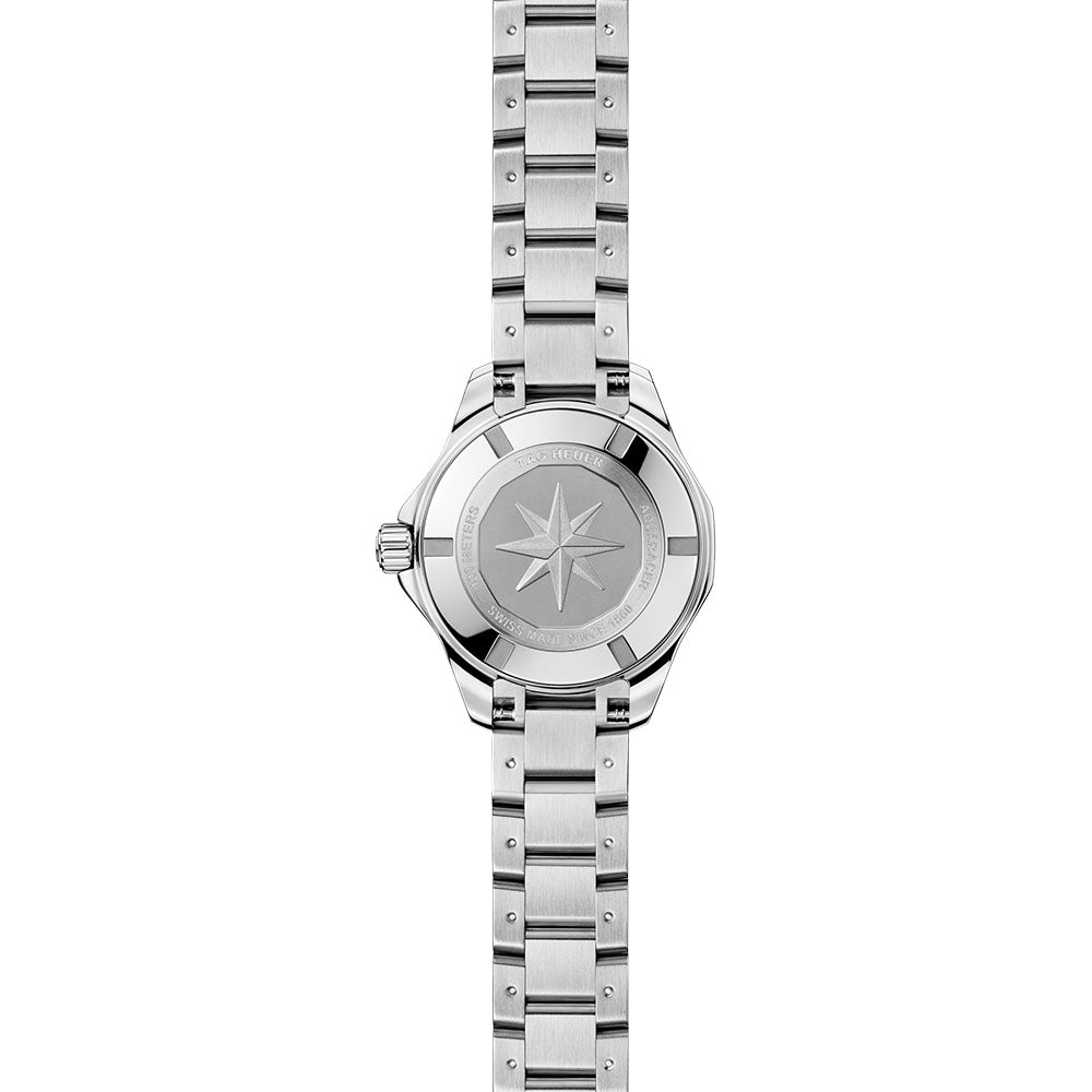 TAG Heuer Aquaracer Professional 100 Solargraph MOP Diamond Dot Dial 28mm Quartz Ladies Watch WBP141H.BA0049