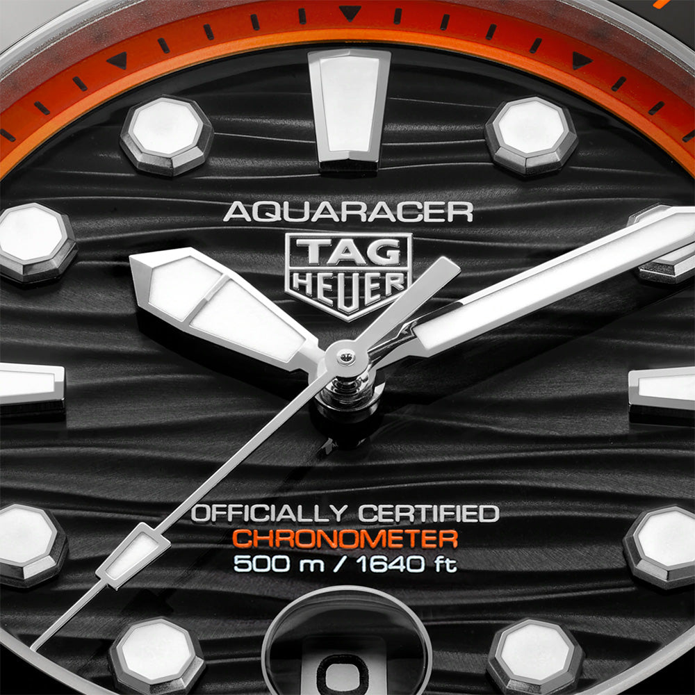 TAG Heuer Aquaracer Professional 500 Date Limited Edition 42mm Black Dial Titanium Automatic Gents Watch WBP5183.BF0010