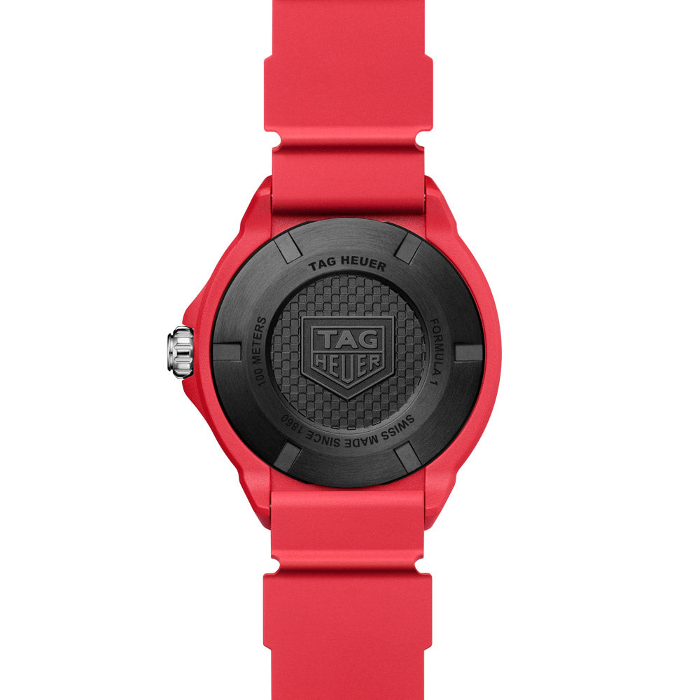 TAG Heuer Formula 1 Solargraph 38mm White Dial TH-Polylight Quartz Watch WBY1161.FT8086