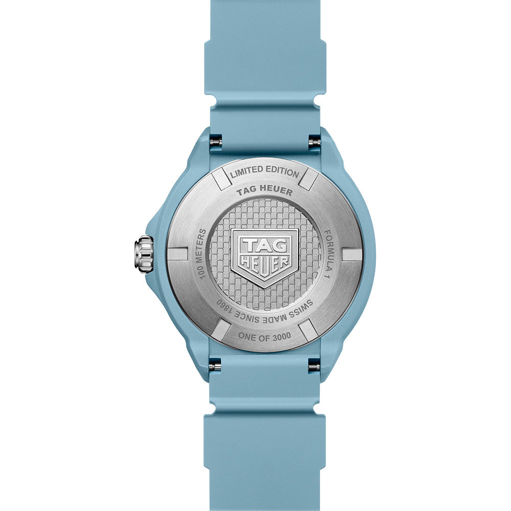 TAG Heuer Formula 1 Solargraph Limited Edition 38mm Blue Dial TH-Polylight Quartz Watch WBY1163.FT8113
