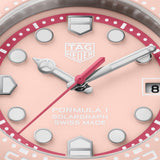 TAG Heuer Formula 1 Solargraph Limited Edition 38mm Pink Dial TH-Polylight Quartz Watch WBY1165.FT8115