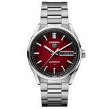 TAG Heuer Carrera Day Date 41mm Black & Red Dial Automatic Gents Watch WDA2113.BA0043