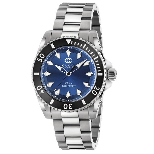 Gucci Dive 40mm Blue Dial Automatic Gents Watch YA136362
