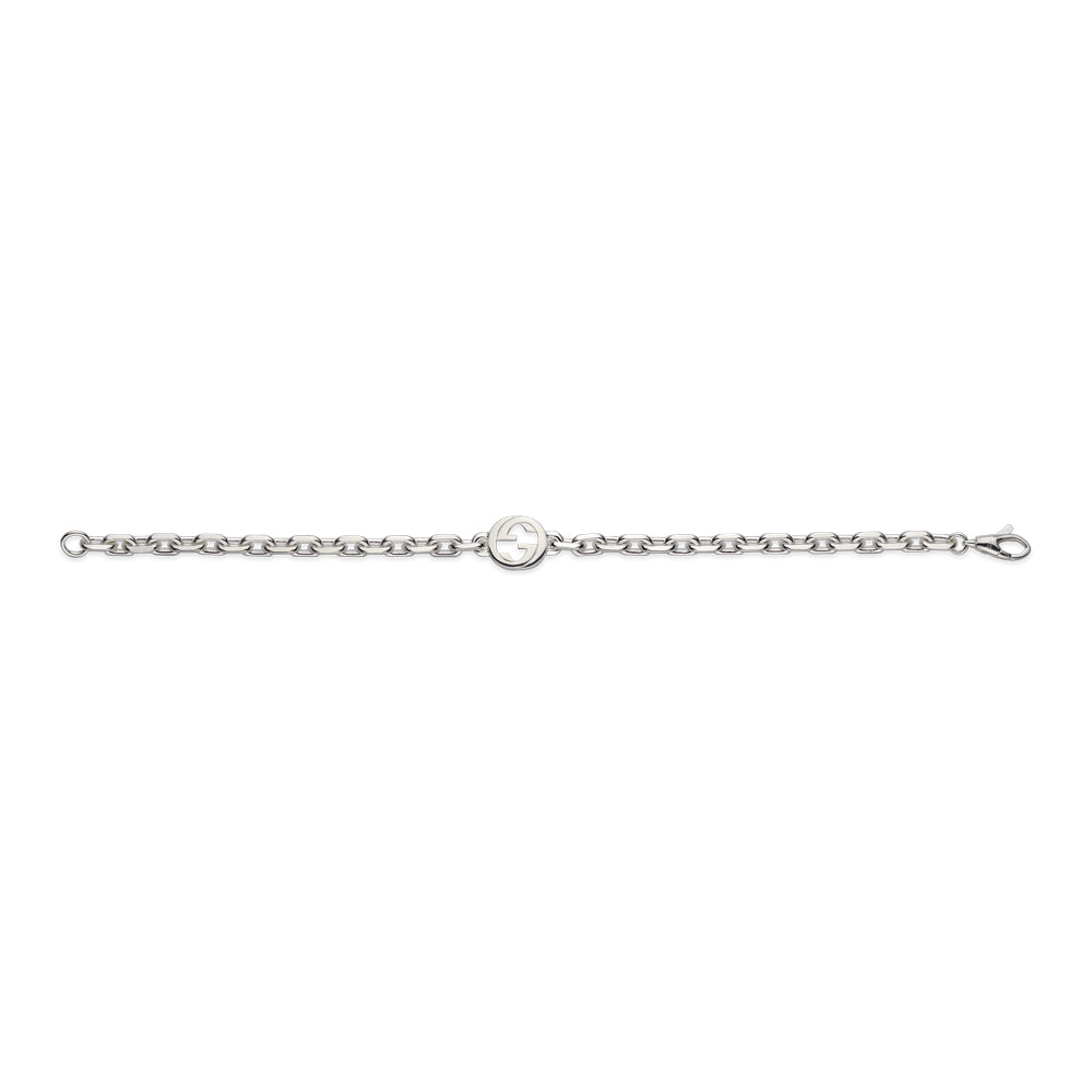 Gucci Interlocking Silver Bracelet YBA796351001