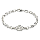 Gucci Interlocking Silver Bracelet YBA796351001