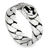Gucci Interlocking Silver 6mm Ring YBC661513001