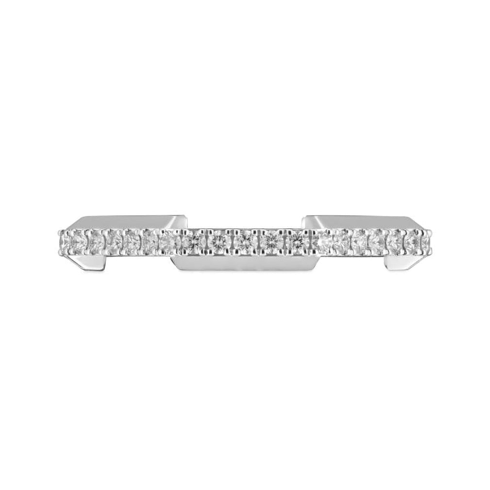 Gucci Link To Love 18ct White Gold Diamond Ring YBC662140001