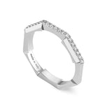 Gucci Link To Love 18ct White Gold Diamond Ring YBC662140001