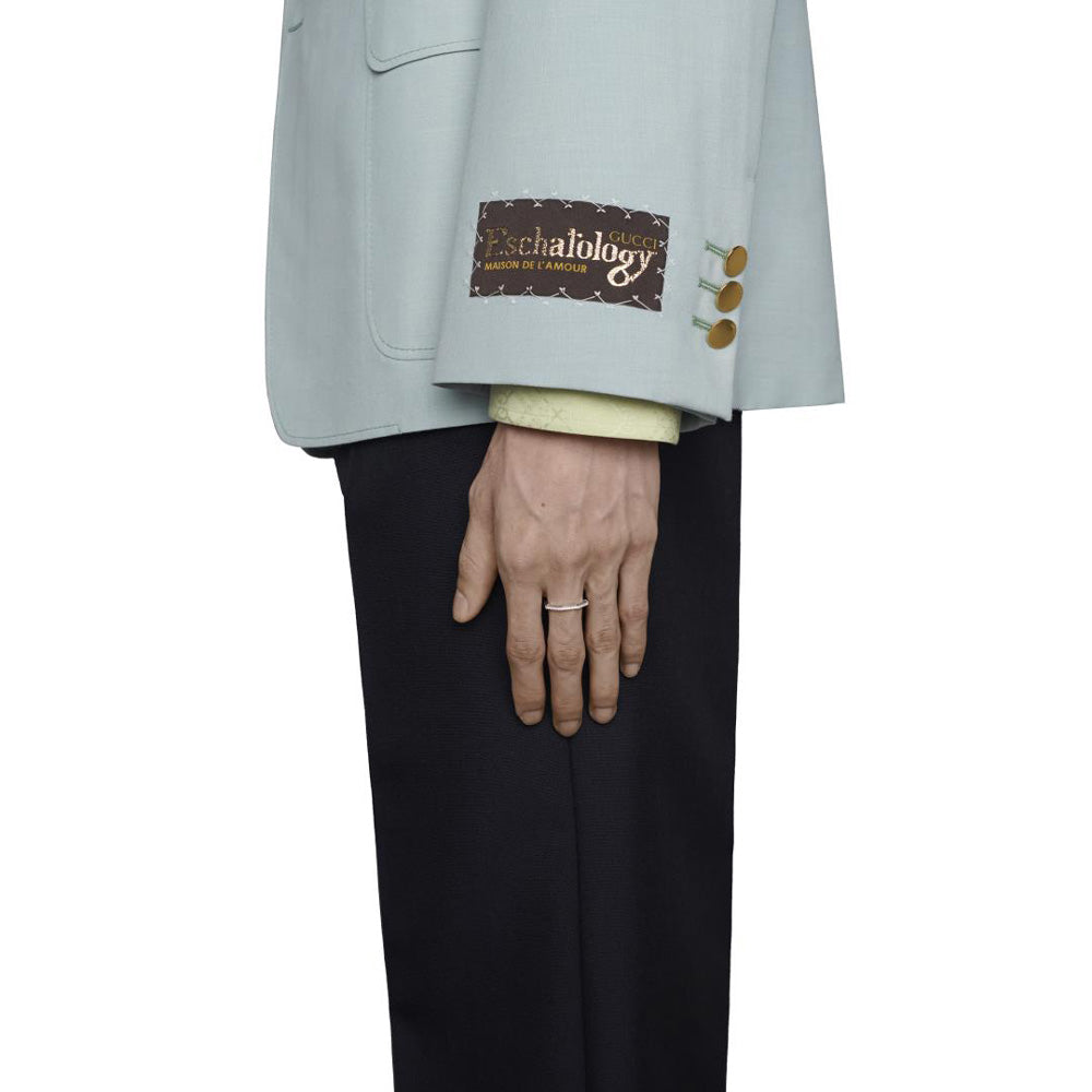 Gucci Link To Love 18ct White Gold Diamond Ring YBC662140001