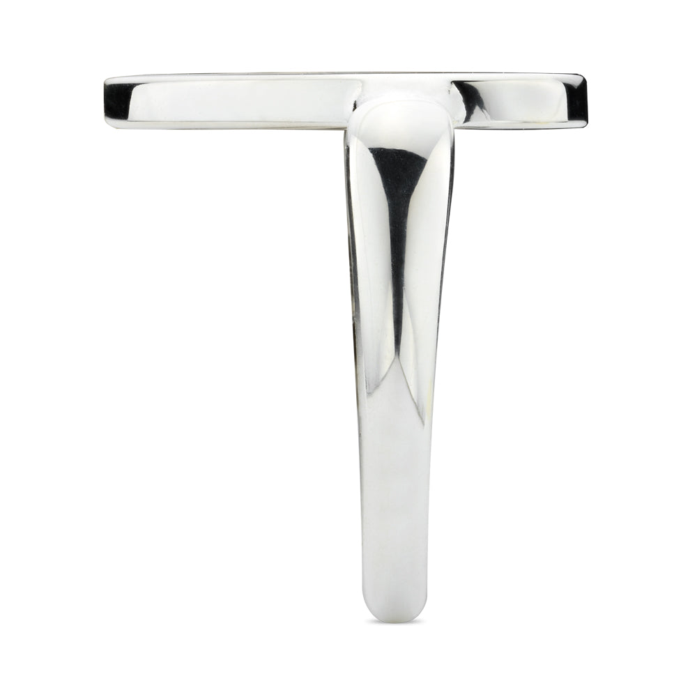 Gucci Trademark Silver Heart Ring YBC796357001