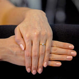 The Jasmine 18ct Yellow Gold 0.30ct Round Brilliant Cut Diamond Solitaire Engagement Ring