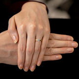 The Magnolia 18ct Yellow Gold 0.41ct Round Brilliant Cut Diamond Solitaire Engagement Ring