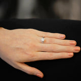 The Daffodil Platinum Round Brilliant Cut Diamond Solitaire Engagement Ring