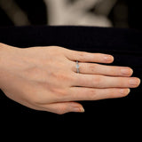 The Bellflower Platinum Round Brilliant Cut Diamond Solitaire Engagement Ring