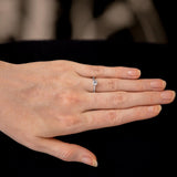 The Allium Platinum 0.40ct Round Brilliant Cut Diamond Solitaire Engagement Ring