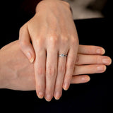 The Allium Platinum 0.40ct Round Brilliant Cut Diamond Solitaire Engagement Ring