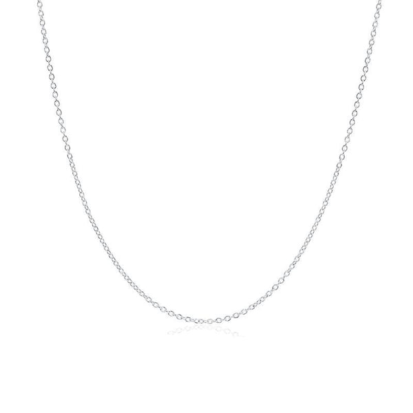 18ct White Gold 18" Trace Chain CW736-18