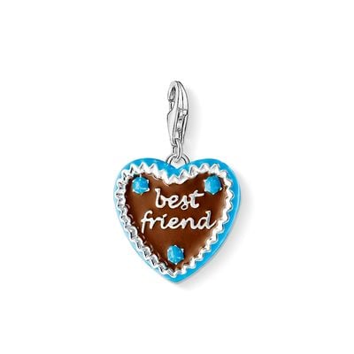 Thomas Sabo Silver Best Friends Gingerbread Charm 1099-007-2