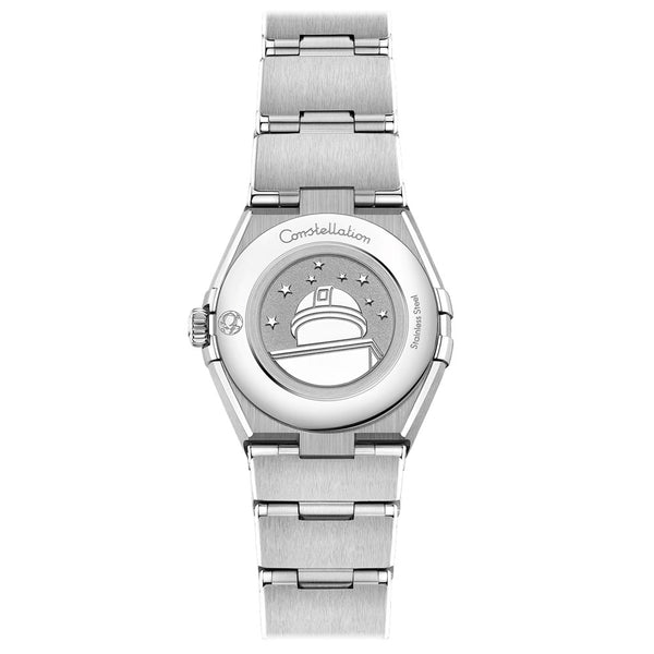 OMEGA Constellation 25mm Blue Dial Diamond Ladies Quartz Watch 13110256053001