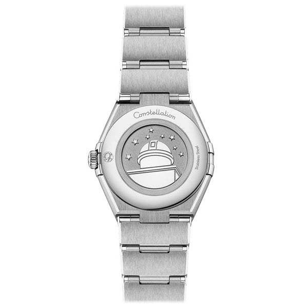 Omega Constellation 28mm Purple Dial Diamond Ladies Quartz Watch 13110286060002