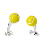 Deakin and Francis Sterling Silver Tennis Ball Cufflinks C1548S11