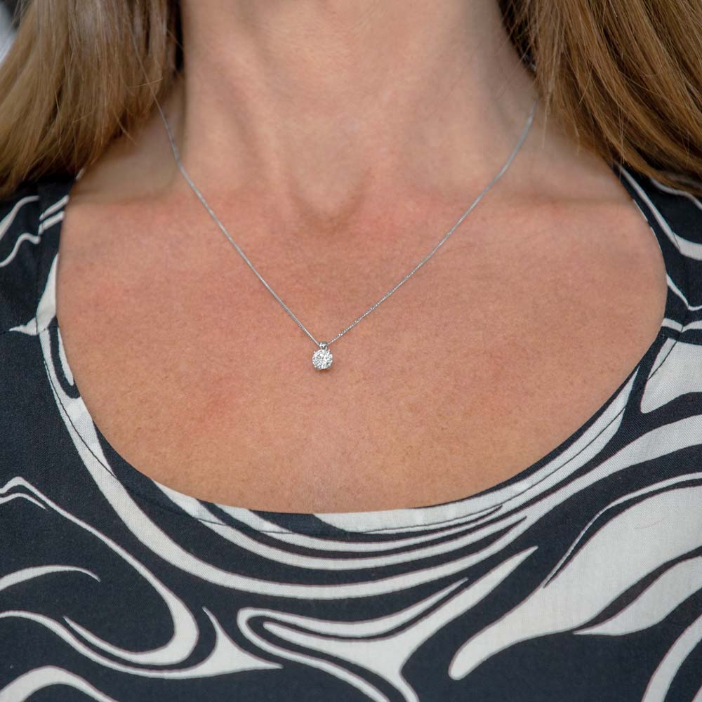 Lang Collection 1.07 Carat Diamond Necklace - GIA L SI2