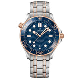 OMEGA Seamaster Diver 300M 42mm Blue Dial 18ct Rose Gold & Steel Automatic Gents Watch 21020422003002