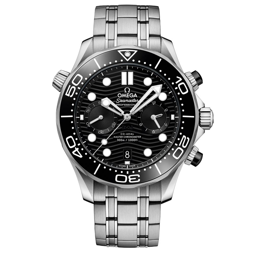 Omega Seamaster Diver 300m 43.5mm Black Ceramic Black Dial & Black