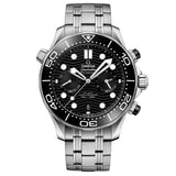 OMEGA Seamaster Diver 300M 44mm Black Dial Automatic Chronograph Gents Watch 21030445101001
