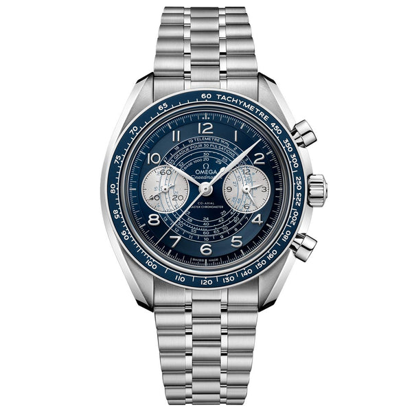 OMEGA Speedmaster Chronoscope Chronograph 43mm Blue Dial Manual Wound Gents Watch 32930435103001
