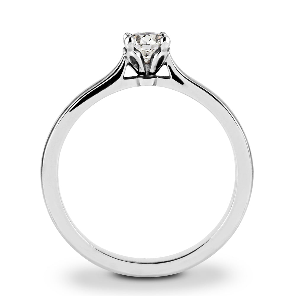 Hearts On Fire Simply Bridal Platinum 0.33ct Diamond Engagement Ring