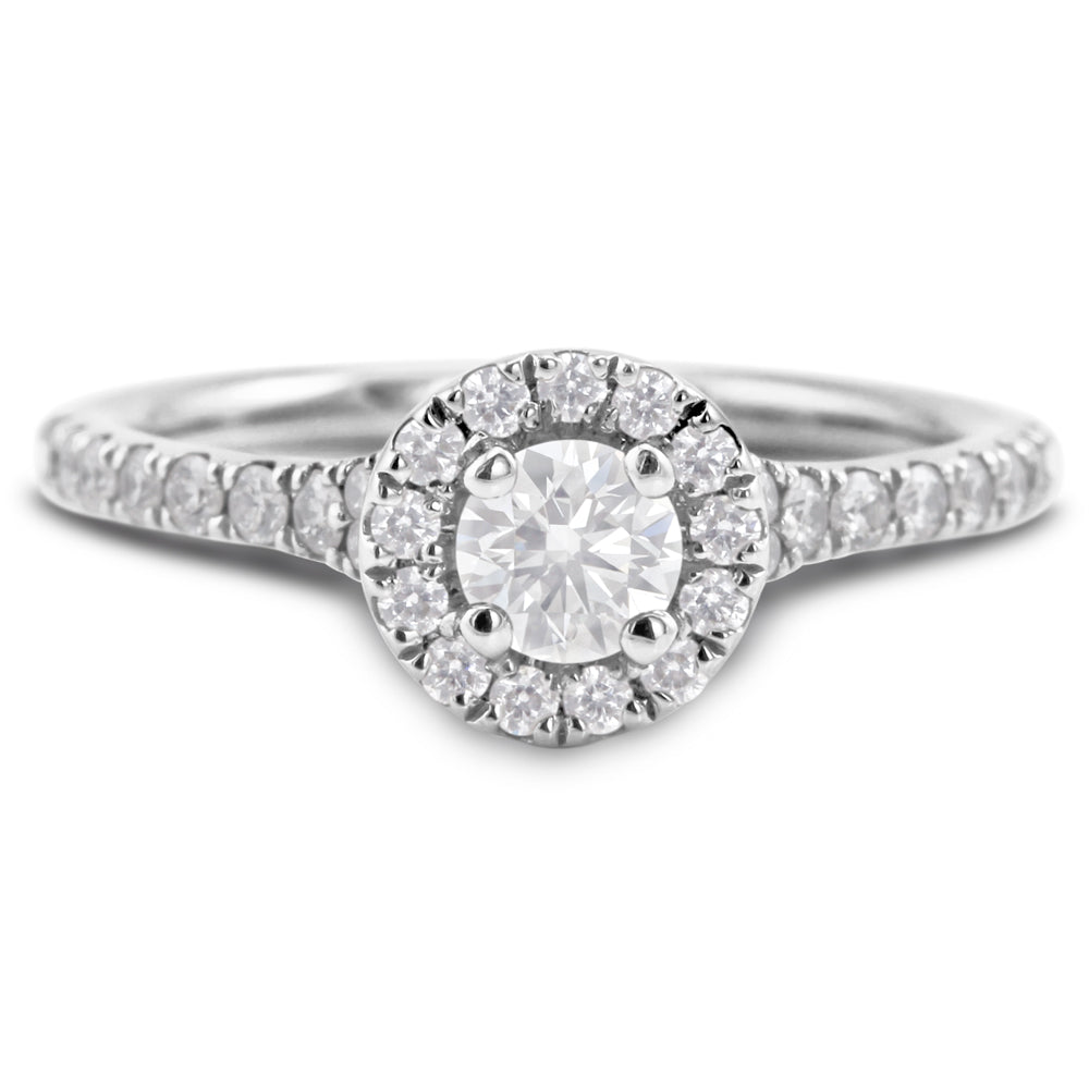 Hearts On Fire Transcend Platinum 0.71ct Diamond Engagement Ring
