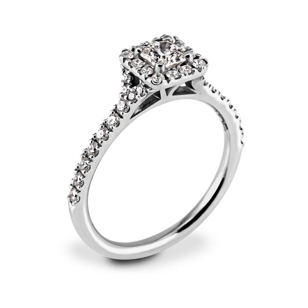Hearts On Fire Transcend Platinum 0.63-0.73ct Diamond Engagement Ring