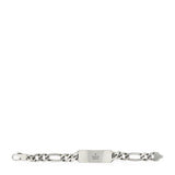 gucci signature silver chunky gg bee bracelet