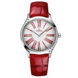 OMEGA De Ville Tresor 36mm White Dial Diamond Ladies Quartz Watch 42818366004002