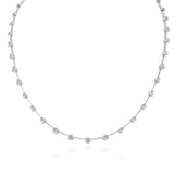 18ct White Gold 1.20ct Diamond Necklace Main