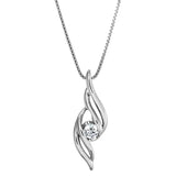 18ct White Gold Sirena 0.12ct Diamond Necklace