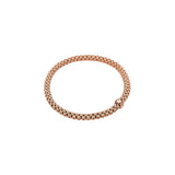 FOPE 18ct Rose Gold Solo Flex-It Bracelet 62006BX_XX_R_XRX