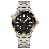 OMEGA Seamaster Diver 300M 42mm Black Dial 18ct Gold & Steel Automatic Gents Watch 21020422001002