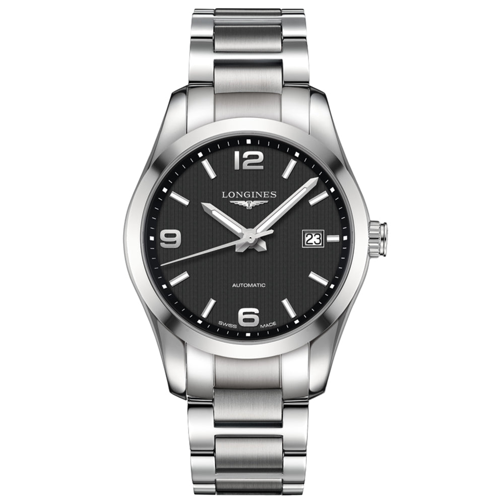 Longines Gents Conquest Classic 40mm Black Dial Automatic Watch L2.785.4.56.6