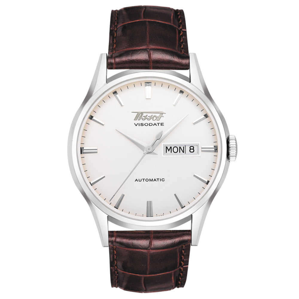 Tissot Gents Heritage Visodate Stainless Steel Day & Date Automatic Watch T0194301603101