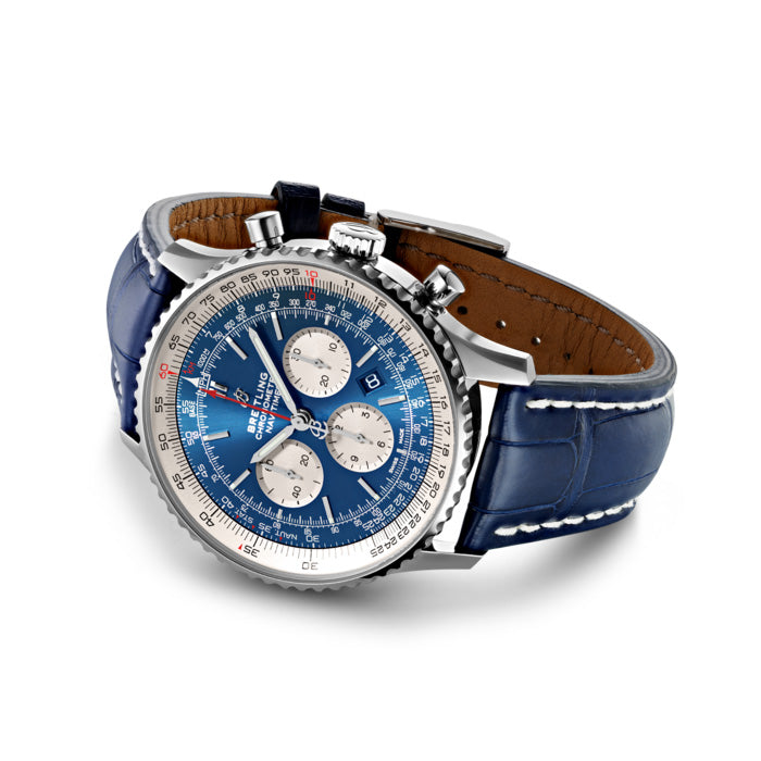 Breitling Navitimer B01 Chronograph 46mm Blue Dial Automatic Gents Watch AB0127211C1P1