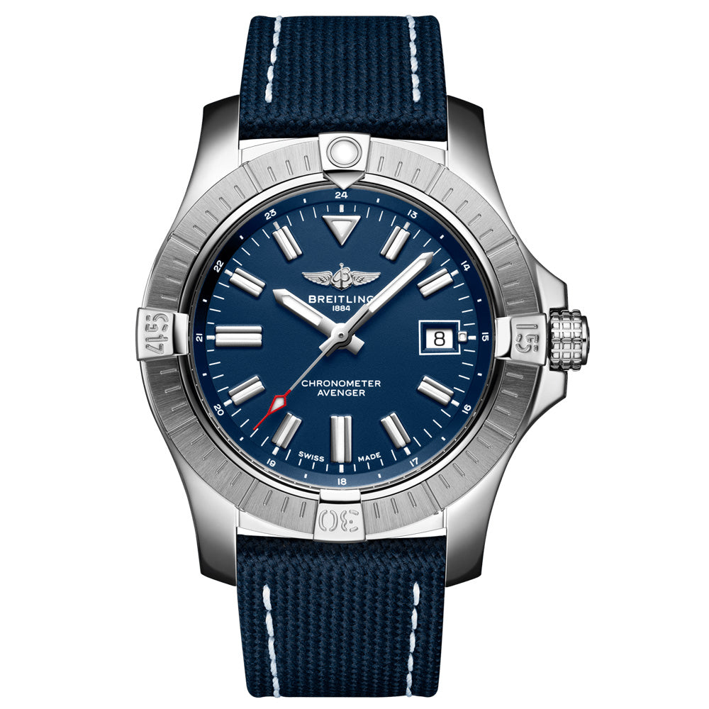 Breitling Avenger 43mm Blue Dial Automatic Gents Watch A17318101C1X2