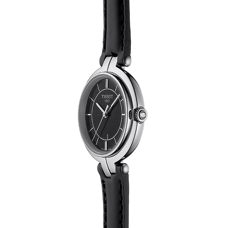 Tissot T-Lady Flamingo Black Dial Watch T0942101605100